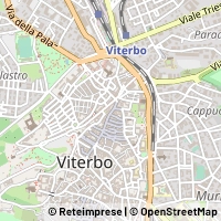 Hartă Viterbo