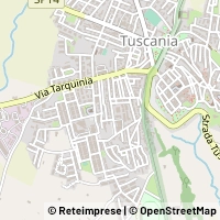 Mapa Tuscania