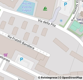 Mappa Via Fratelli Bandiera, 01100 Viterbo VT, Italia (0.09615)