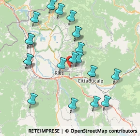 Mappa Largo Alfredo Iacoboni, 02100 Rieti RI, Italia (8.716)