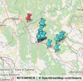 Mappa Largo Alfredo Iacoboni, 02100 Rieti RI, Italia (7.28059)