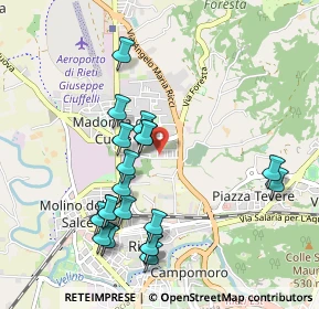 Mappa RI 02100, 02100 Rieti RI, Italia (1.0505)