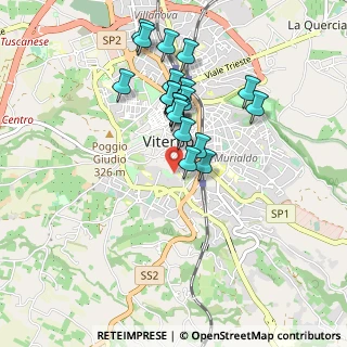 Mappa Via S. Tommaso, 01100 Viterbo VT, Italia (0.8435)