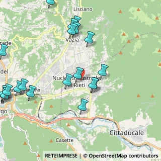 Mappa Via Benito Graziani snc, 02015 Cittaducale RI, Italia (2.785)