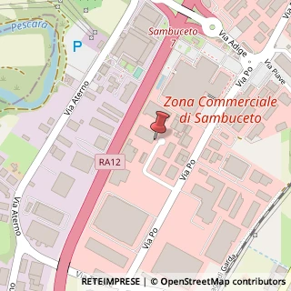 Mappa Via Po, 57, 66020 San Giovanni Teatino, Chieti (Abruzzo)