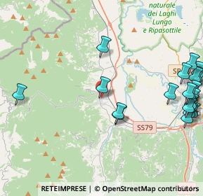 Mappa Piazza Della Stazione, 02100 Rieti RI, Italia (6.006)