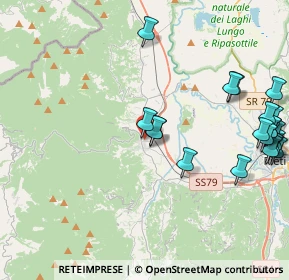 Mappa Piazza Della Stazione, 02100 Rieti RI, Italia (5.4355)