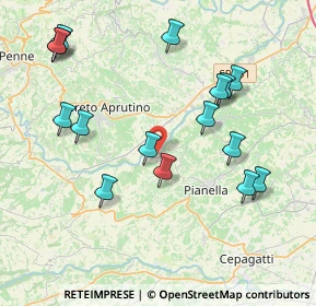 Mappa Contrada Pozzelle, 65014 Loreto Aprutino PE, Italia (4.49563)