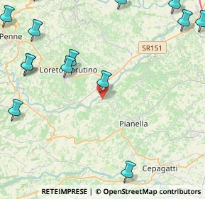 Mappa Contrada Pozzelle, 65014 Loreto Aprutino PE, Italia (6.75286)