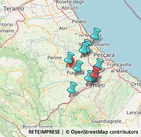 Mappa Contrada Pozzelle, 65014 Loreto Aprutino PE, Italia (9.84583)