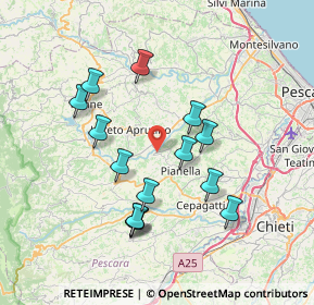 Mappa Contrada Pozzelle, 65014 Loreto Aprutino PE, Italia (7.21643)