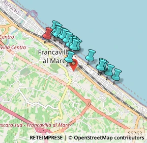 Mappa Via del Convento, 66023 Francavilla al Mare CH, Italia (0.7535)