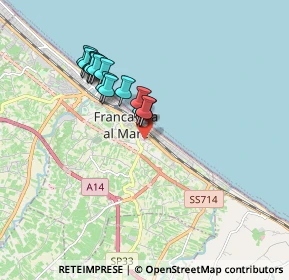 Mappa Via del Convento, 66023 Francavilla al Mare CH, Italia (1.56214)