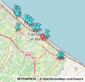 Mappa Via del Convento, 66023 Francavilla al Mare CH, Italia (2.36077)