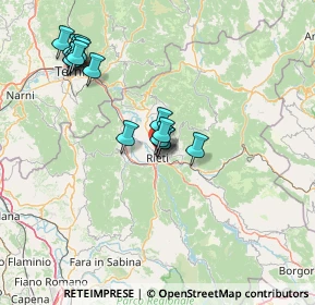 Mappa Via Micioccoli, 02100 Rieti RI, Italia (14.97375)