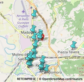 Mappa Via Micioccoli, 02100 Rieti RI, Italia (1.0155)