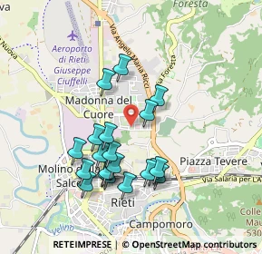Mappa Via Micioccoli, 02100 Rieti RI, Italia (0.887)