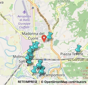 Mappa Via Micioccoli, 02100 Rieti RI, Italia (1.16929)