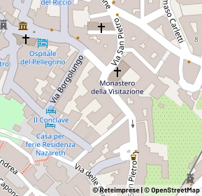 Mappa Via San Tommaso, 01100 Viterbo VT, Italia (0.0913)