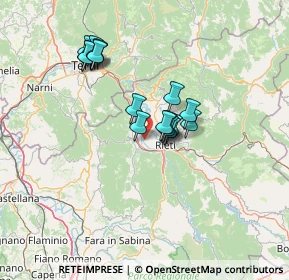 Mappa Via Comunali, 02100 Rieti RI, Italia (11.60412)