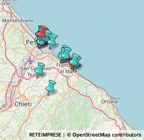 Mappa Via N. Adriatica Sud, 66023 Francavilla al Mare CH, Italia (6.8525)