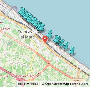 Mappa Via N. Adriatica Sud, 66023 Francavilla al Mare CH, Italia (0.934)