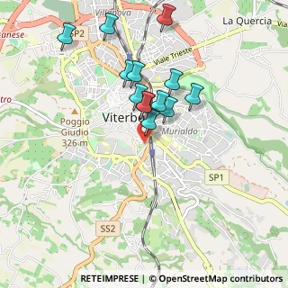Mappa Via delle Fortezze, 01100 Viterbo VT, Italia (0.85692)