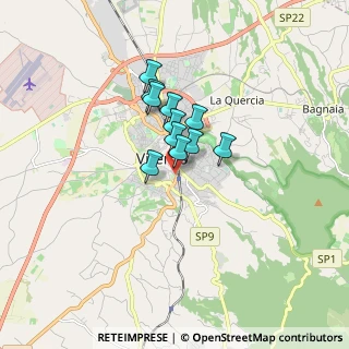 Mappa Via delle Fortezze, 01100 Viterbo VT, Italia (1.05727)