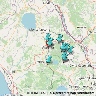 Mappa Via delle Fortezze, 01100 Viterbo VT, Italia (10.59214)