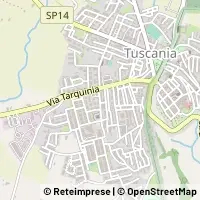 Mapa Tuscania