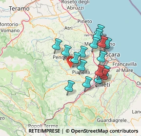 Mappa Contrada Farina, 65014 Loreto Aprutino PE, Italia (12.07529)