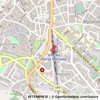 Mappa Via Maresciallo Mariano Romiti, 76, 01100 Viterbo, Viterbo (Lazio)