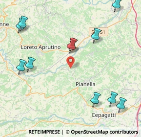 Mappa Contrada la Grotta, 65019 Pianella PE, Italia (5.47364)