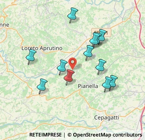 Mappa Contrada la Grotta, 65019 Pianella PE, Italia (3.58833)