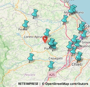 Mappa Contrada la Grotta, 65019 Pianella PE, Italia (9.6925)