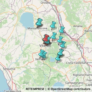 Mappa Via Santa Maria in Gradi, 01100 Viterbo VT, Italia (8.9475)