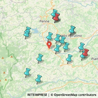 Mappa Contrada S. Pellegrino, 65017 Penne PE, Italia (4.455)