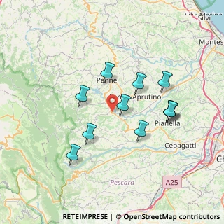 Mappa Contrada S. Pellegrino, 65017 Penne PE, Italia (6.90909)