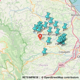 Mappa Contrada S. Pellegrino, 65017 Penne PE, Italia (7.1235)