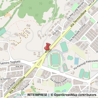 Mappa Via Angelo Maria Ricci, 26, 02100 Rieti, Rieti (Lazio)