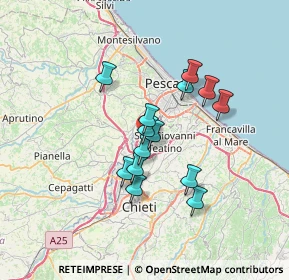Mappa Via Tiburtina C, 65128 Pescara PE, Italia (5.63786)