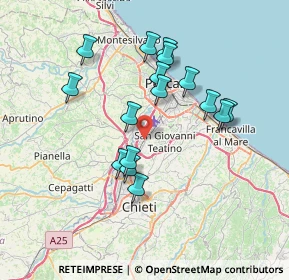 Mappa Via Tiburtina C, 65128 Pescara PE, Italia (6.90688)