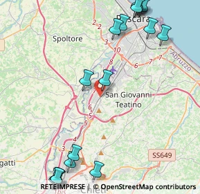 Mappa Via Tiburtina C, 65128 Pescara PE, Italia (6.5195)