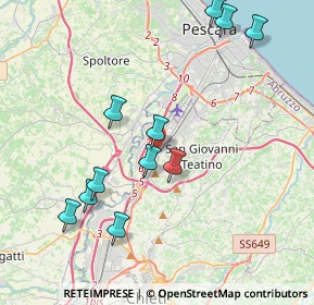 Mappa Via Tiburtina C, 65128 Pescara PE, Italia (4.39091)