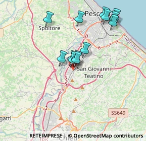 Mappa Via Tiburtina C, 65128 Pescara PE, Italia (3.65462)