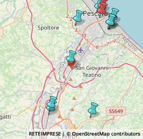 Mappa Via Tiburtina C, 65128 Pescara PE, Italia (5.7425)