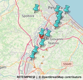 Mappa Via Tiburtina C, 65128 Pescara PE, Italia (3.89083)