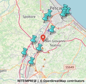 Mappa Via Tiburtina C, 65128 Pescara PE, Italia (4.46091)