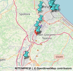 Mappa Via Tiburtina C, 65128 Pescara PE, Italia (5.06938)