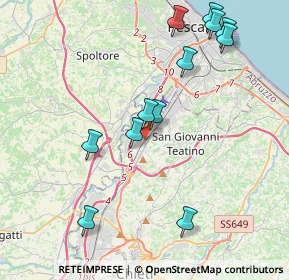 Mappa Via Tiburtina C, 65128 Pescara PE, Italia (4.56667)